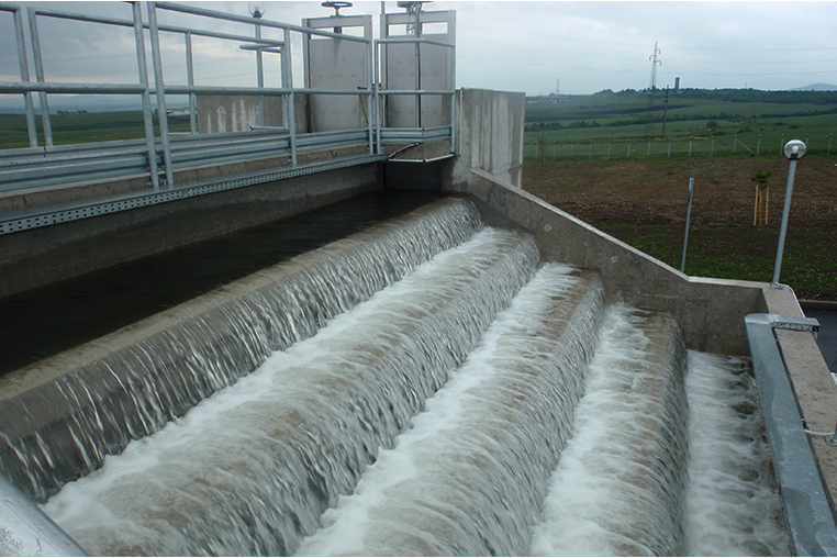 Úpravna vody v Prištině - aerace